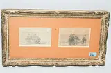 Fischerbarke am Ufer und am See by Eugène Boudin, pencil, sold Jun 2018