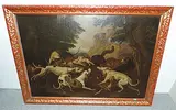 Kopie von Ignatius Tauanne Die Wolfsjagd by Alexandre-François Desportes, 1779, oil on canvas, sold Jun 2018