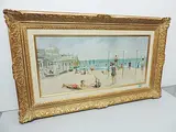 Strandszene by Emil Englerth, 1911, oil, sold Jun 2018