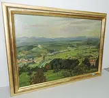 Blick ins Wiesental vom Tüllinger Berg by Adolf Glattacker, 1934, oil on canvas, sold Jun 2018