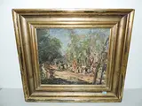 Im Luitpoldpark by Hans Heider, oil on board, sold Jun 2018