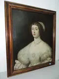Nachfolger Bildnis der Elisabeth Stuart, Königin von Böhmen by Cornelis I Janssen van Ceulen, oil on canvas, sold Jun 2018