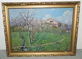 Frühlingslandschaft by Paul Kutscha, oil on canvas, sold Jun 2018