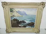 Küstenlandschaft by Maurice Martin, oil on canvas, sold Jun 2018