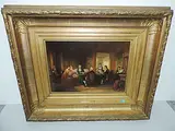 Noble Gesellschaft betrachtet das Werk eines jungen Künstlers by Henricus Engelbert Reyntjens, oil on panel, offered Jun 2018