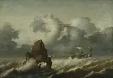 Nachfolger d by Simon de Vlieger, oil on canvas, sold Jun 2018