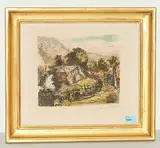 Schweizer Landschaft by Lovis Corinth, 1923, color lithograph, sold Jun 2018