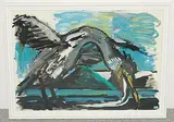 Ohne Titel by Bernd Koberling, 1982, gouache, sold Jun 2018