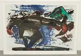 Ohne Titel by Bernd Koberling, gouache, sold Jun 2018