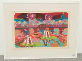 Blumengarten by Charles Lapicque, color lithograph, sold Jun 2018