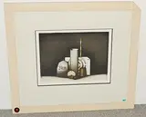 Worpsweder Stillleben by Friedrich Meckseper, 1974, drypoint, offered Jun 2018