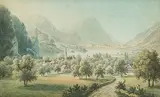 Zugeschrieben "Sewen, Lauwerz by Anton Winterlin, watercolor, sold Jun 2018