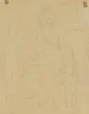 Mutter mit Kindern by René Victor Auberjonois, pencil, offered Jun 2018