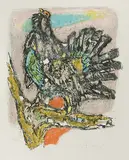 Auerhahn 1 by Alois Carigiet, 1968, color lithograph, sold Jun 2018