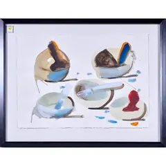 Untitled by Jack Ogden, watercolor on paper, sold Jun 2023