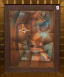 Musicians by Neal Doty, mixed media, sold Jun 2023