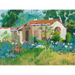 Untitled by Pamela Glover, oil on canvas, sold Jul 2023