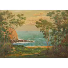 Emerald Bay by Andreas Roth, oil on canvas, sold Jul 2023