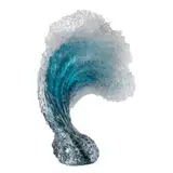 Wave by Paul DeSomma, 2008, mixed media glass sculpture, sold Jul 2023