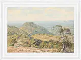 Extensive View of a Landscape by Alan E. Walton, oil on board, sold May 2025