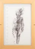 Abstract Figurative Composition by Domenick Capobianco, Ink on Paper, sold Jan 2025