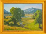 Attributed by Helen Dunham, Oil on Canvas, sold Jan 2025