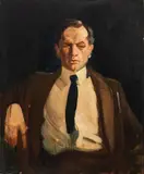 Portrait of a Gentleman by Isabel Moncayo Johnson, Oil on Canvas, sold Jan 2025