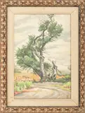 The Patriarch by Joseph Margulies, 1947, Watercolor on Paper, sold Jan 2025