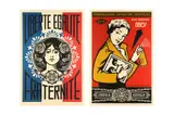 Untitled by Shepard Fairey, pencil, offered Feb 2023
