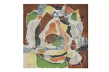Untitled by Shiavax Chavda, oil on canvas, offered Jan 2023