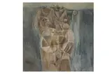 Untitled by Paris Viswanathan, oil, offered Jan 2023