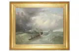 Untitled by William Callow, Oil on canvas, offered Jan 2023
