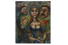 Untitled by Douard Goerg, oil on canvas, offered Jan 2023