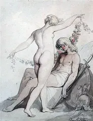 Untitled by Thomas Rowlandson, ink, offered Jan 2023