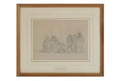 Untitled by Henri Pille, drawing, offered Jan 2023