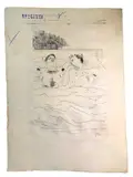 Untitled by David Hockney, pencil, offered Jan 2023
