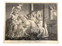 W. ward & j. r. smith, eleven erotic mezzotints by G. Morland, print (other), offered Jan 2023