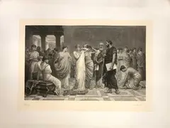R.a & j. cother webb (engraver) by Edwin Long, pencil, offered Jan 2023