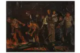 Untitled by Constantin Meunier, oil on canvas, offered Jan 2023