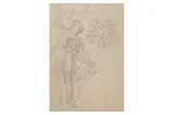 Untitled by John Gilbert, pencil, offered Jan 2023