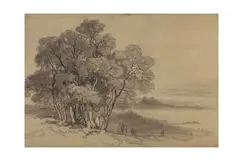 Untitled by Edward Lear, pencil, offered Jan 2023