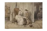 Untitled by Paul Gavarni, watercolour, offered Jan 2023