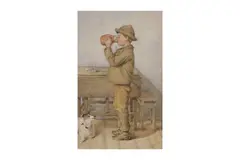 Untitled by Frederick Thomas Underhill, watercolour, offered Jan 2023