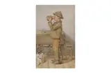 Untitled by Frederick Thomas Underhill, watercolour, offered Jan 2023