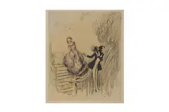Arws (british 1867-1921) by Claude Allin Shepperson, ink and watercolour, offered Jan 2023