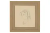 Untitled by Constantin Hansen, pencil on paper, offered Jan 2023