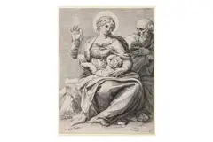 Untitled by Agostino Carracci, etching, offered Jan 2023
