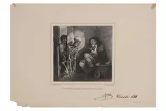 Untitled by Auguste Raffet, ink, offered Jan 2023