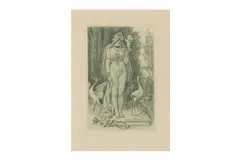 Untitled by Félicien Rops, etching, offered Jan 2023