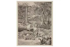 Untitled by Max Klinger, etching and aquatint, offered Jan 2023